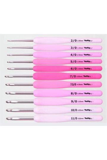 Etimo Rose Crochet Set | 11 Knitting Hooks