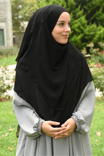 Hijab Medium Size Ready Chiffon Souffle Khimar