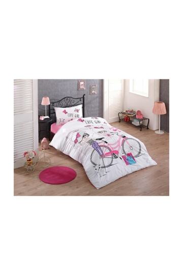 Crystal Cute Girls Single Bedding Set