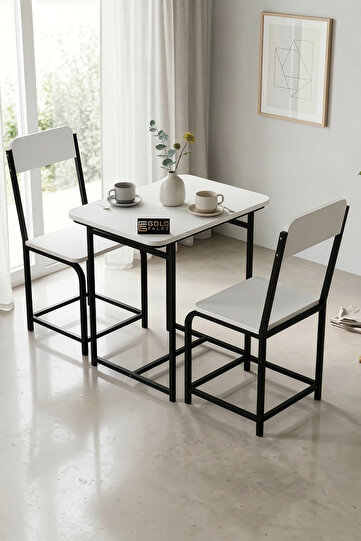 9852 · Goldfalez Minör Modern Suntalam Mutfak Masası Takımı Beyaz
