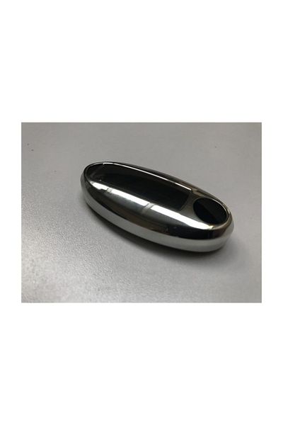 REPLAX Nissan Gray Keyless Start Plastic Key Case with Black Cover