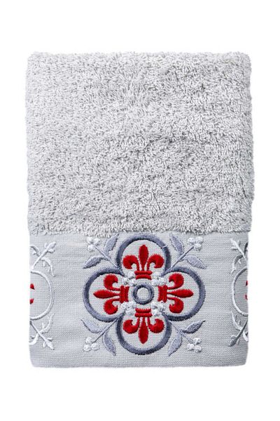 Minteks طقم مناشف رعوية 3 قطع 30x50 سم رمادي قزحي