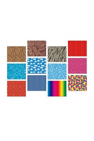 Keskin Color  Desenli Fon Karton 50x70 12 Li Paket ( 1 Pakette 12 Model)