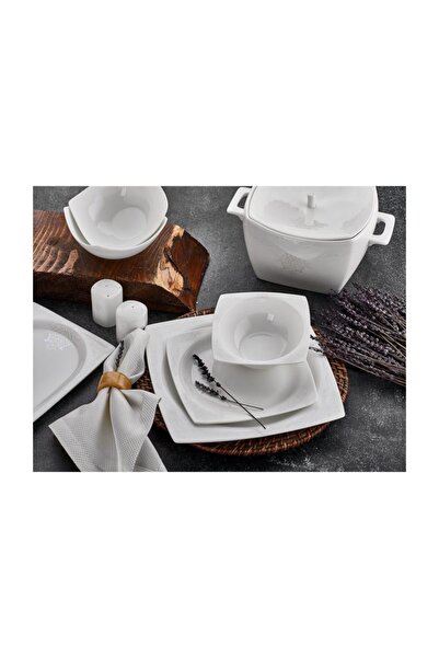 Aryıldız Bone Square Porselen 60 Parça Yemek Takımı 45003