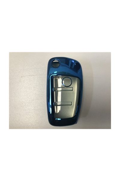 REPLAX Audi Blue Switchblade Plastic Key Case Protection Case