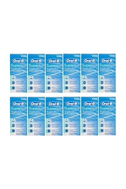 Oral-B Oral B Super Floss Diş Ipi 50 Adet X 12 Adet