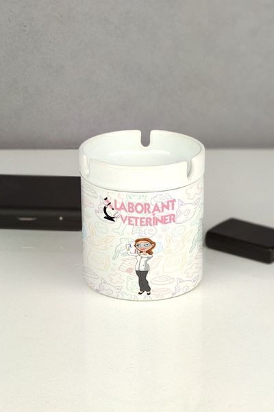 Hediyelen Laborant Veterinary άοσμο τασάκι