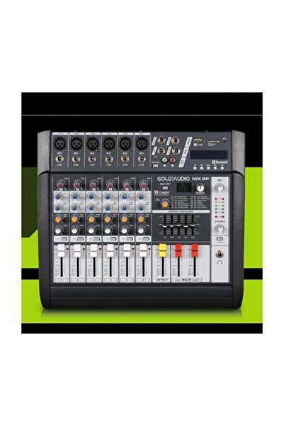 Gold Audio Mx-6p - 2x250 Watt 6 Kanal Power Mikser