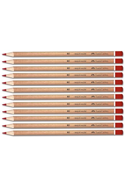 Faber Castell قلم رصاص بلون أحمر طبيعي 144 عبوة (1132419001)