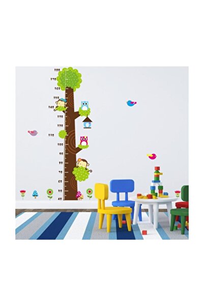 cosy home gift Kids And Baby Room Height Meter Colorful Owl And Monkeys Heigh...