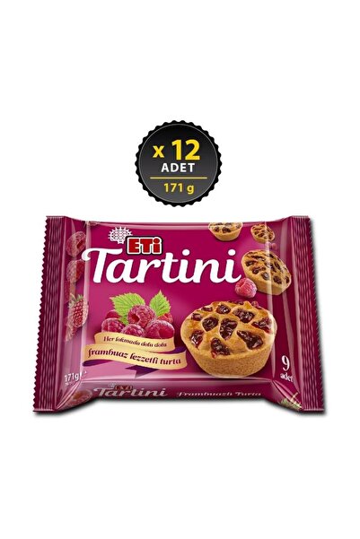 Eti Tartini Frambuazlı Turta 114 g x 12 Adet