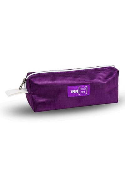 Inn Design Pack Single Eye Pencil Case 20x7x8 Cm (inn-101) Purple