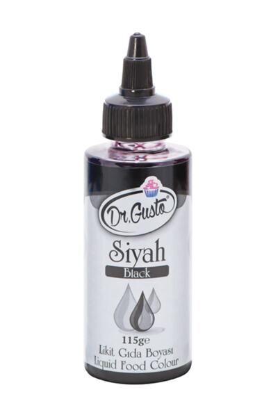 Dr. Gusto Sıvı Gıda Boyası 115 gr Siyah
