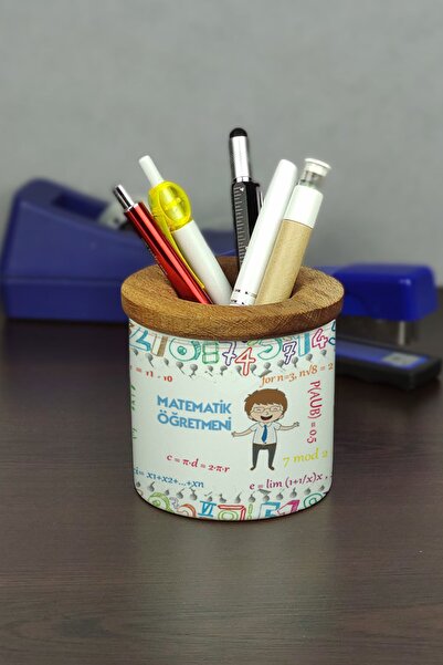 Hediyelen Suport pentru stilou din ceramică pentru profesor de matematică