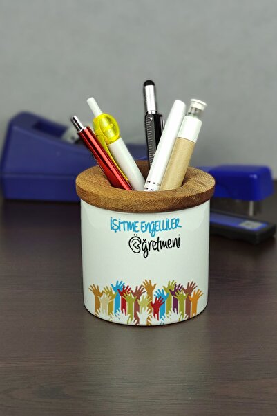 Hediyelen Suport pentru stilou din ceramică pentru profesor pentru persoane c...