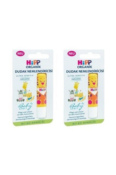 Hipp Babysanft Organic Lip Moisturizer - X 2 Pieces