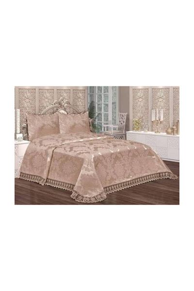 Aden French Laced Bedspread Cappichino