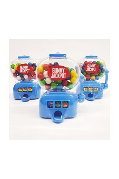 Gummy Jackpot Mavi Yuvarlak Sakız 50 Gr