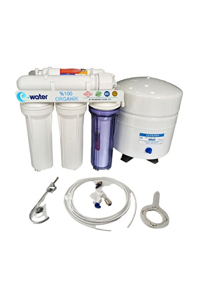 E-water Su Arıtma Cihazı 12 Lt Depo - Vontron Membran - Çift Karbon Pompasız