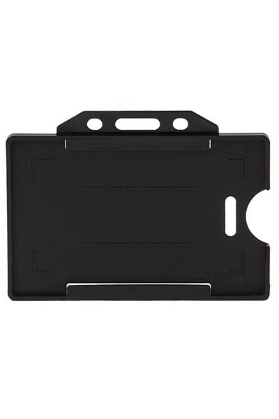 KRAF Plastic Card Container - Card Protector Black 50 Pieces