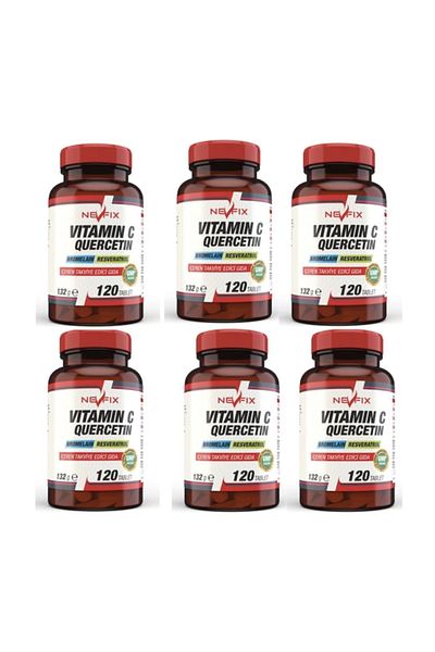 Nevfix Vitamin C 1000 MG Quercetin 6 Boxes 720 Tablets