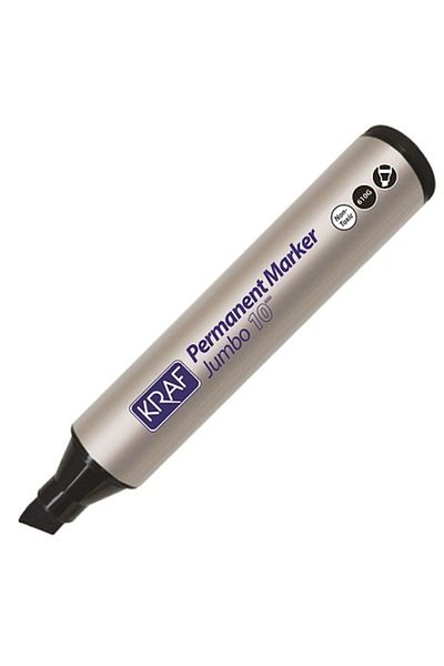 KRAF Jumbo Permanent Marker 10 Mm Black