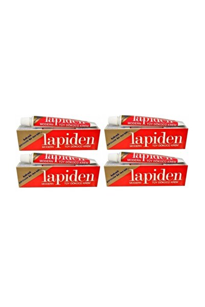 Lapiden Lapıden Klasık Kırmızı Tüy Dökücü Krem 100 Ml 4 Lü