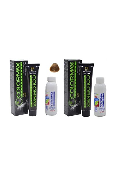 Colormax 8.34 Açık Karamel + Oksidan Krem 90ml 2'li