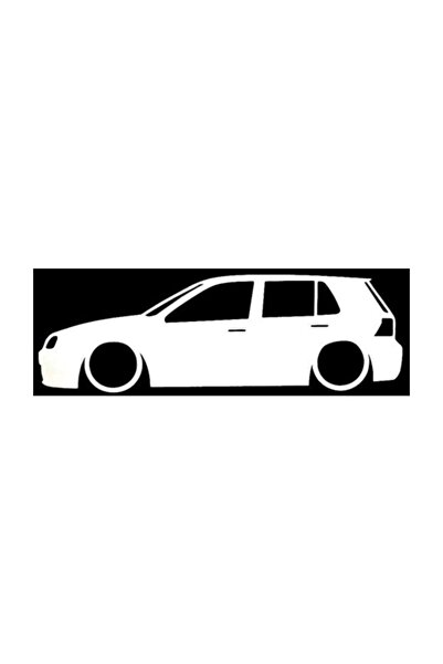 TSC Volkswagen Golf Mk4 Basık Kasa Sticker Kelebek Cam Yapıştırması
