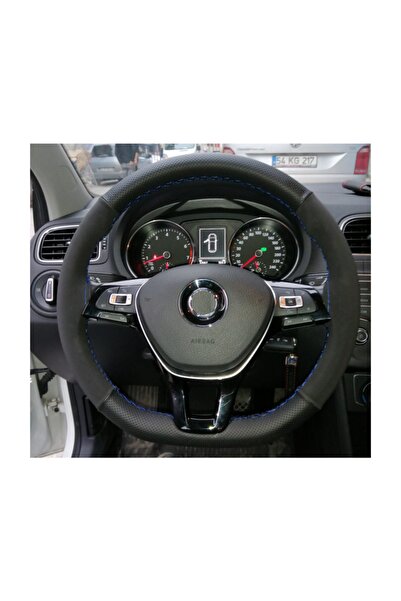 PROTEC Deri - Alcantara Model Dikişli Direksiyon Kılıfı