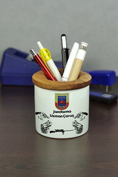 Hediyelen Suport pentru stilou din ceramică Jandarma Expert Sergeant