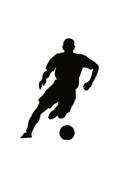 TSC 20cm Futbolcu Futbol Sticker Araba Stickerı Yapıştırma