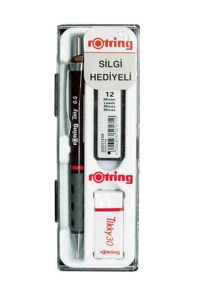 Rotring Tıkky 0.5 Claret Red Versatil School Set