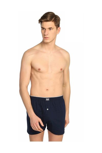 Tutku 5 Πακέτο 0117 100% βαμβακερό ανδρικό μπόξερ - Navy Blue - S Size