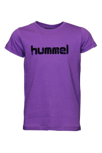 hummel Lila Mädchen-Mota-Kurzarm-T-Shirt
