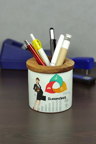Hediyelen Κεραμική θήκη για στυλό Econometrician