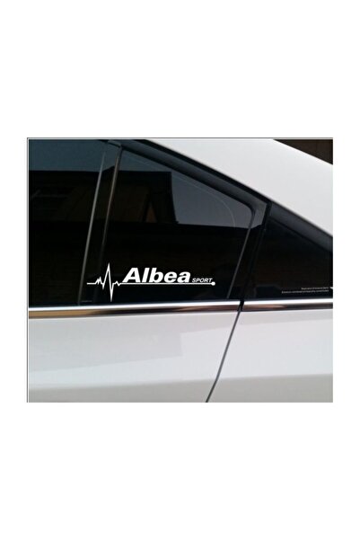 TSC Sticker Pasting for Fiat Albea Napız Heart Butterfly Glass