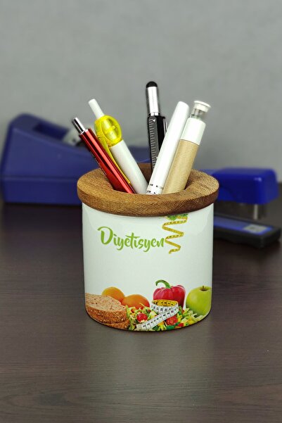 Hediyelen Suport pentru stilou din ceramică dietetician