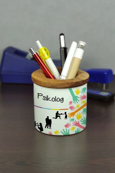 Hediyelen Suport pentru stilou din ceramică Psiholog