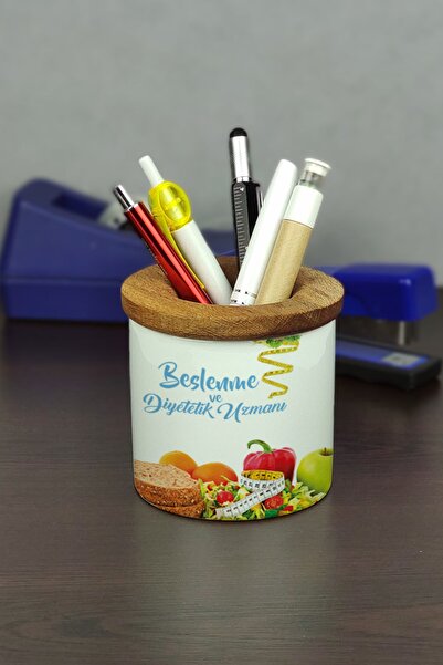 Hediyelen Suport pentru stilou din ceramică pentru nutriție și dietetică