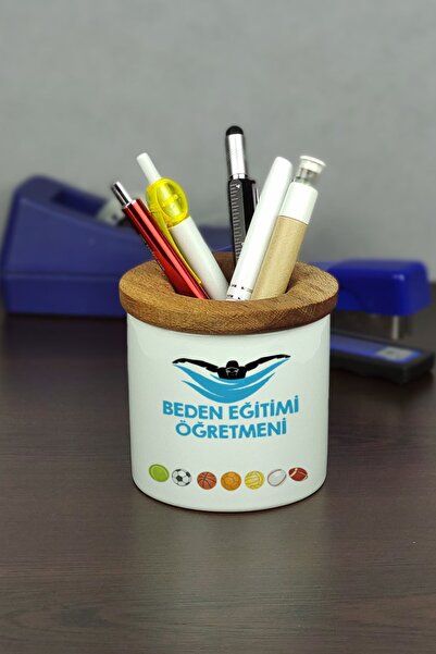Hediyelen Suport pentru stilou din ceramică pentru profesor de educație fizică
