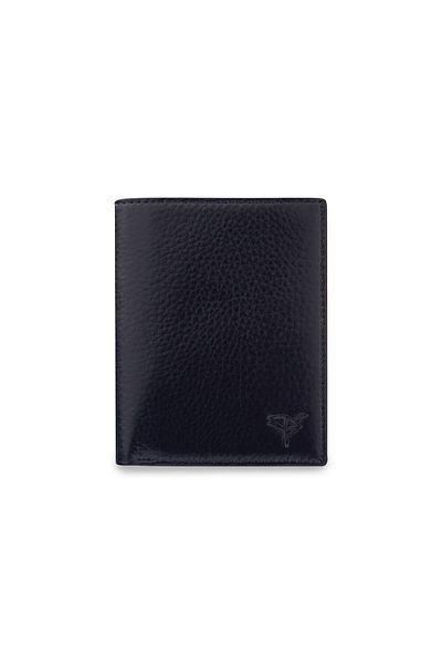 Garbalia Genuine Leather Navy Blue Men's Wallet UTAH101