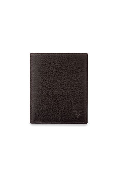Garbalia Кафяв мъжки портфейл от естествена кожа UTAH101