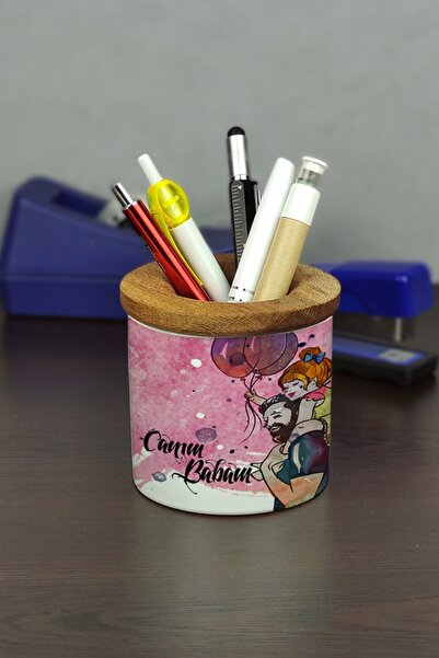 Hediyelen حامل قلم سيراميك عزيزي أبي