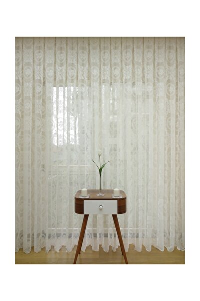 Esse Home ستارة تول محبوكة خاصة بنمط الأزهار، 400x250، ثنيات ضيقة، 1/3