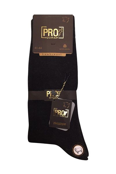 PRO Ανδρικές κάλτσες Lambswool 6 συσκευασιών Winter Natural Thermal Seamless