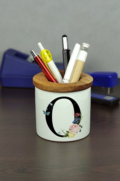 Hediyelen Κεραμική θήκη για στυλό Letter O