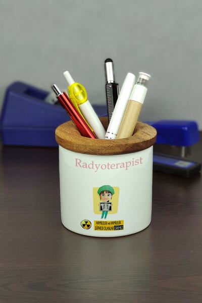 Hediyelen Suport pentru stilou din ceramică pentru radioterapeut