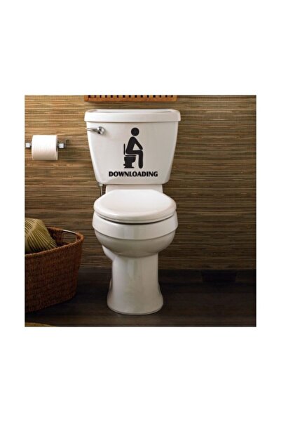 TSC Yükleniyor Klozet Kapak Banyo Wc Sticker Yapıştırma