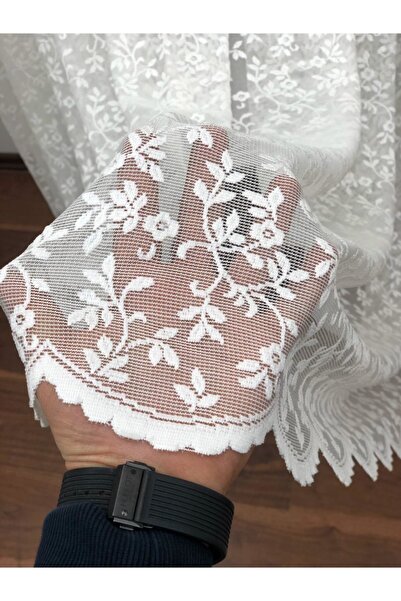 Esse Home Özel Örme Dokulu Dantel Tül Perde & Kruvaze Perde, 100x250, Normal ...
